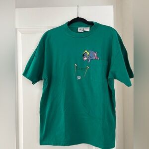 Disney Green Eeyore & Piglet Pocket Tee
